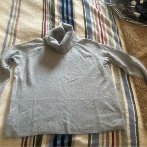 Gray Turtleneck Sweater